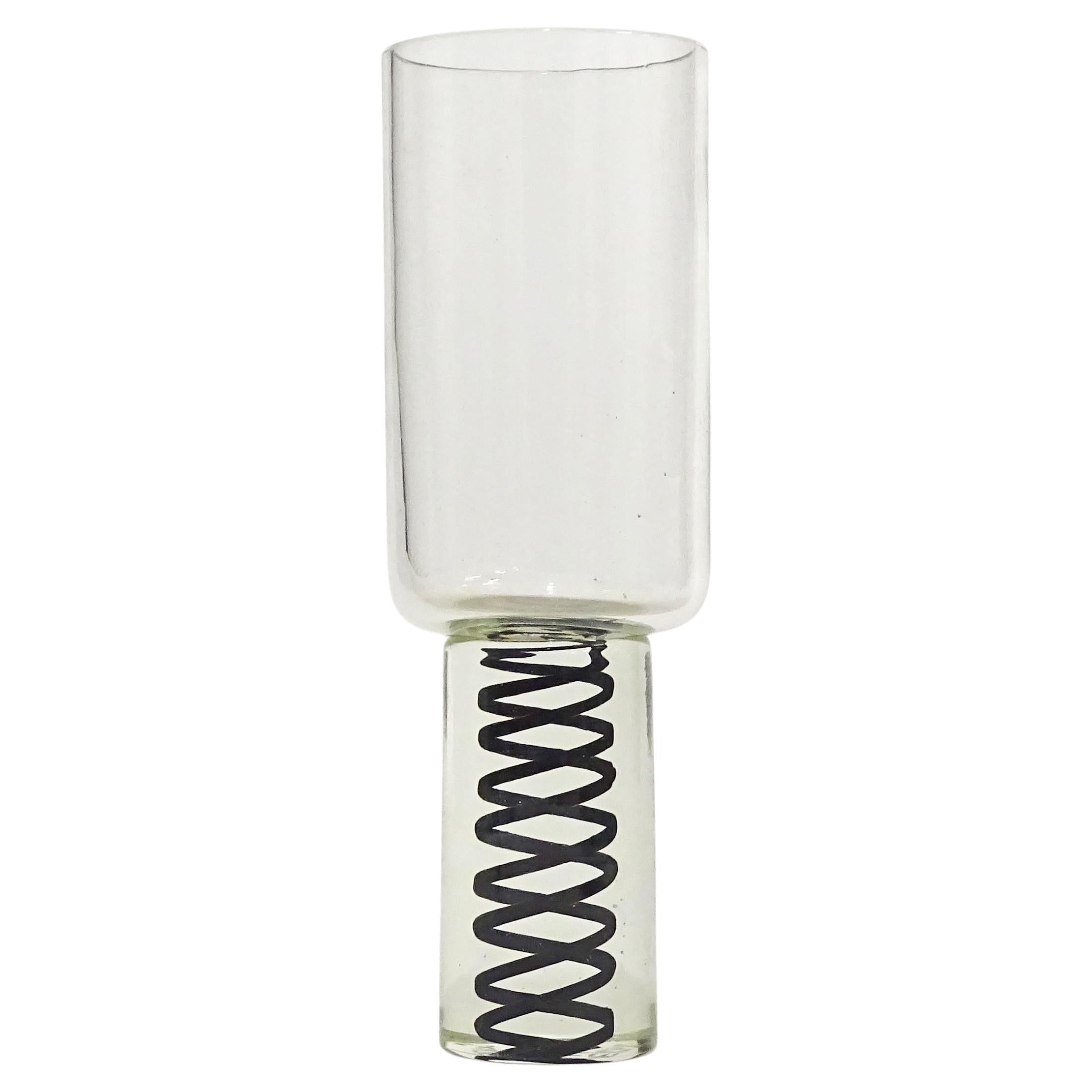Vase en verre de Murano Ludovico Diaz de Santillana par Venini pour Philips, Italie 1965
