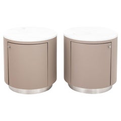 Ludovico & Roberto Palomba End Tables, Pair