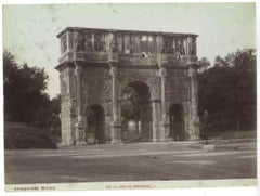 Arch of Constantine - Vintage Photo by Ludovico Tuminello - Early 20th Century
