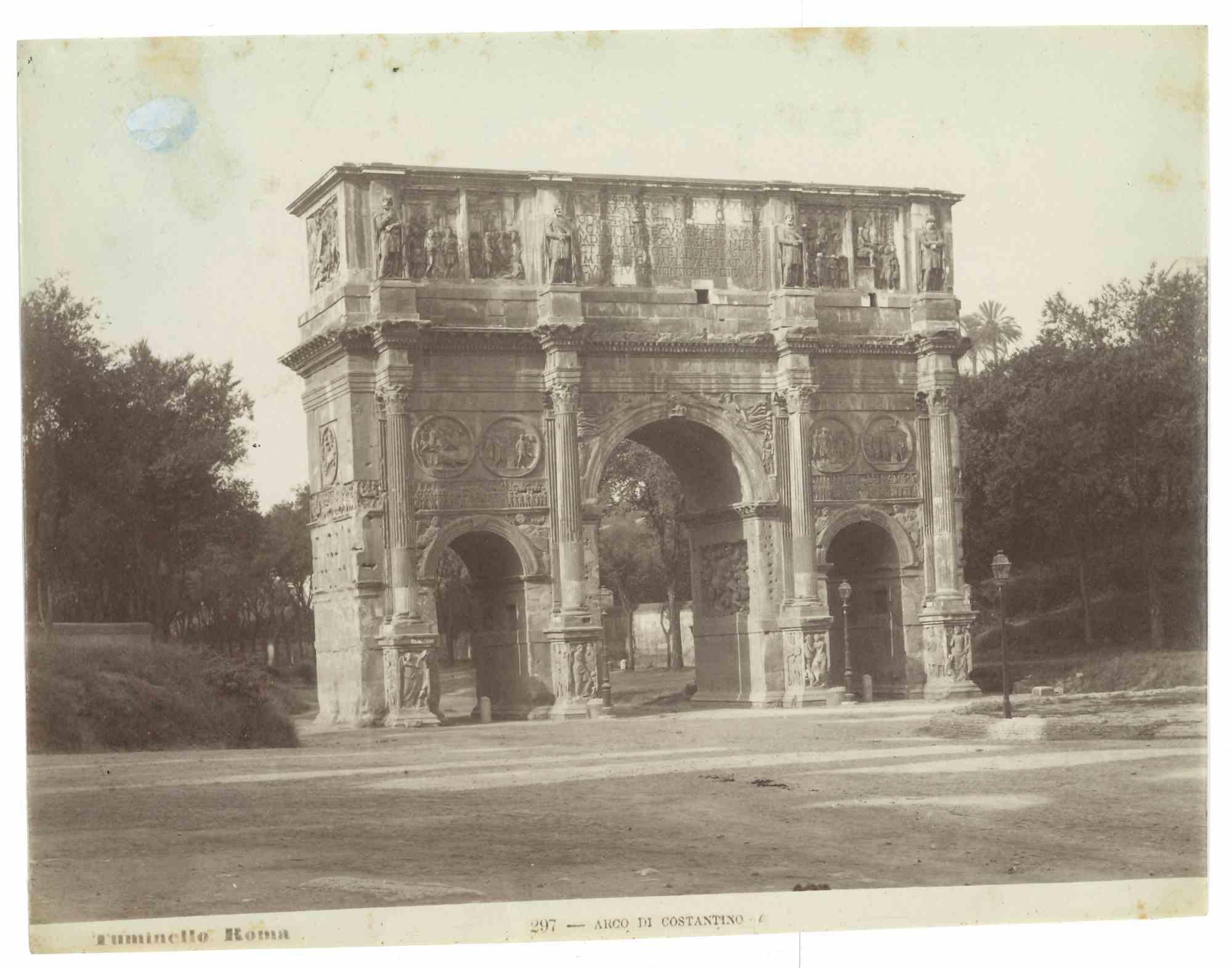 Arch of Constantine - Vintage Photo by Ludovico Tuminello - Early 20th Century