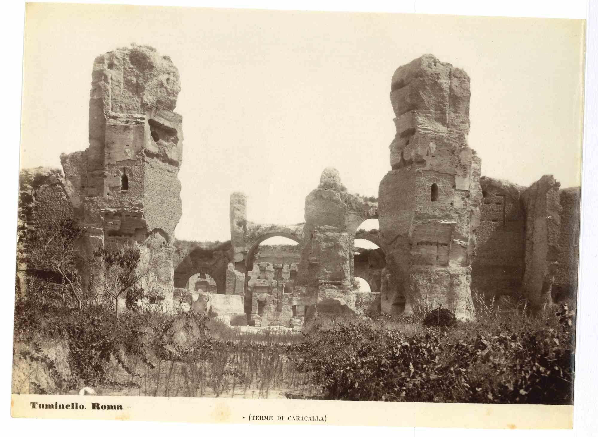 Baths of Caracalla is a vintage print in salt silver realized by Ludovico Tuminello in the early 20th Century.

Titled on the lower.

Good conditions.