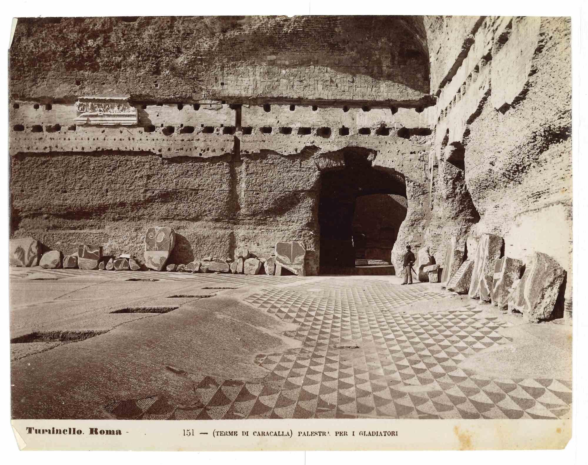 Thermes de Caracalla - Photo d'époque de Ludovico Tuminello - Début du 20e siècle