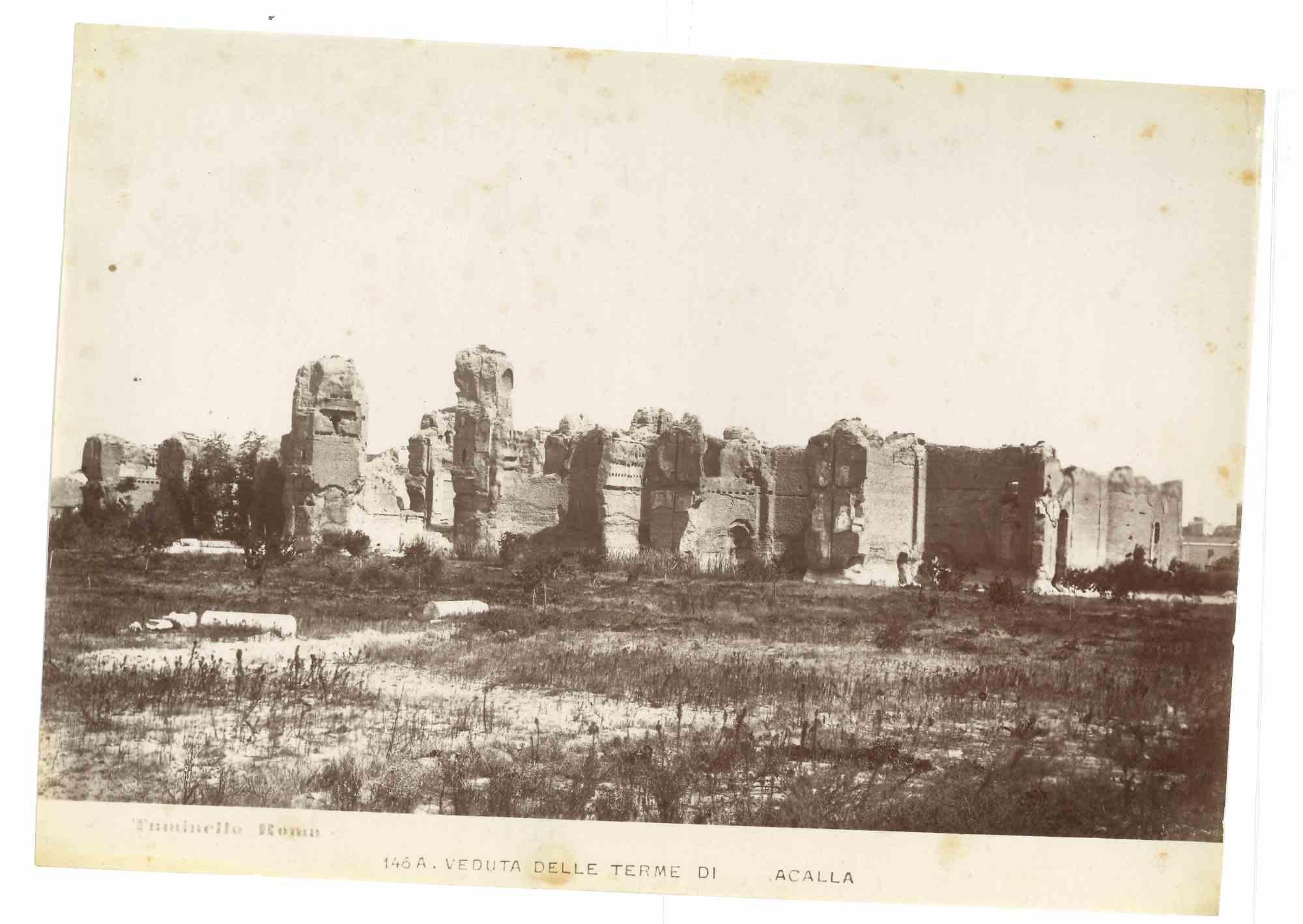 Baths of Caracalla is a vintage photograph in salt silver realized by Ludovico Tuminello in the early 20th Century.

Titled on the lower.

Good conditions except for some foxing.