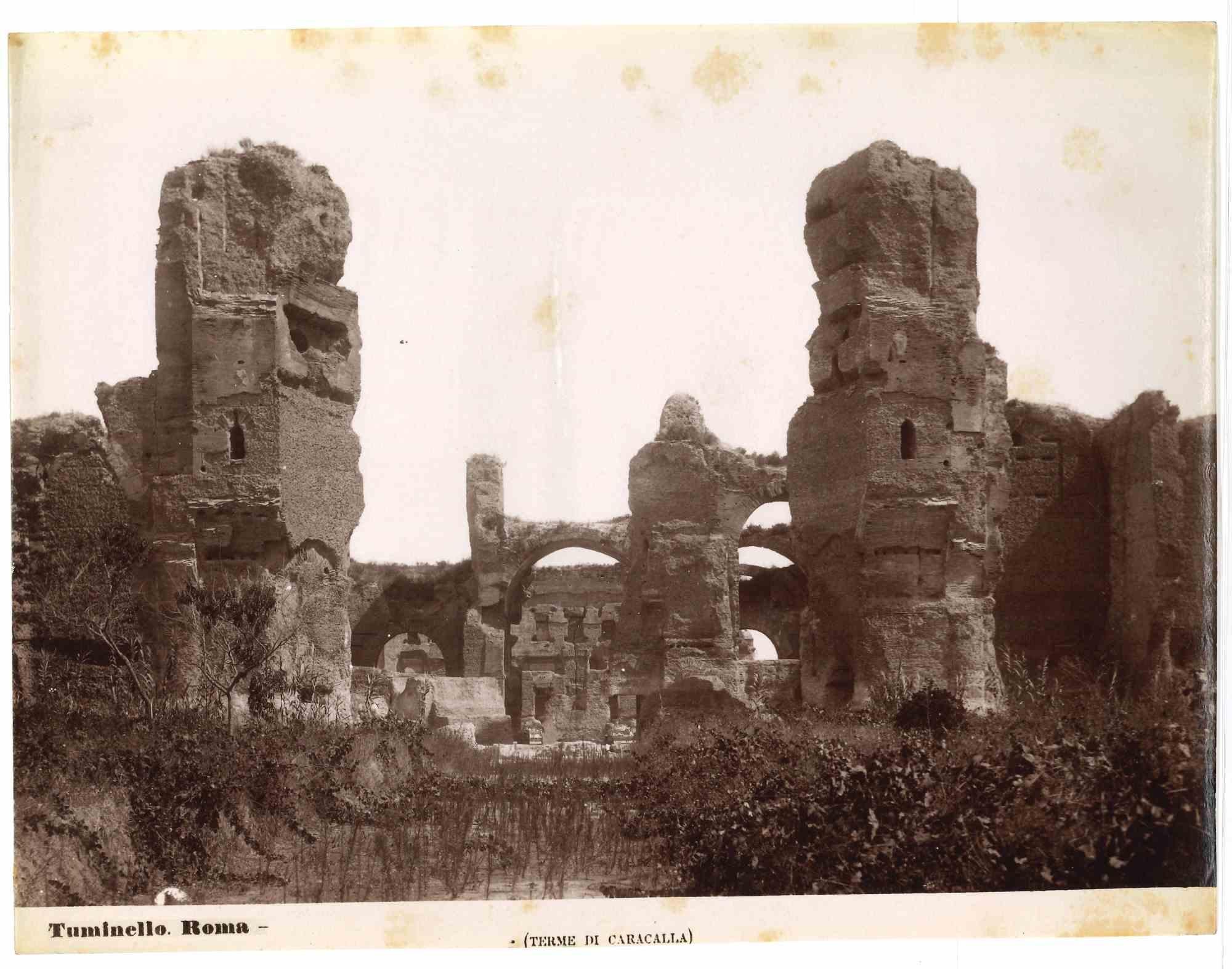 Baths of Caracalla - Vintage Photo by Ludovico Tuminello - Early 20th Century