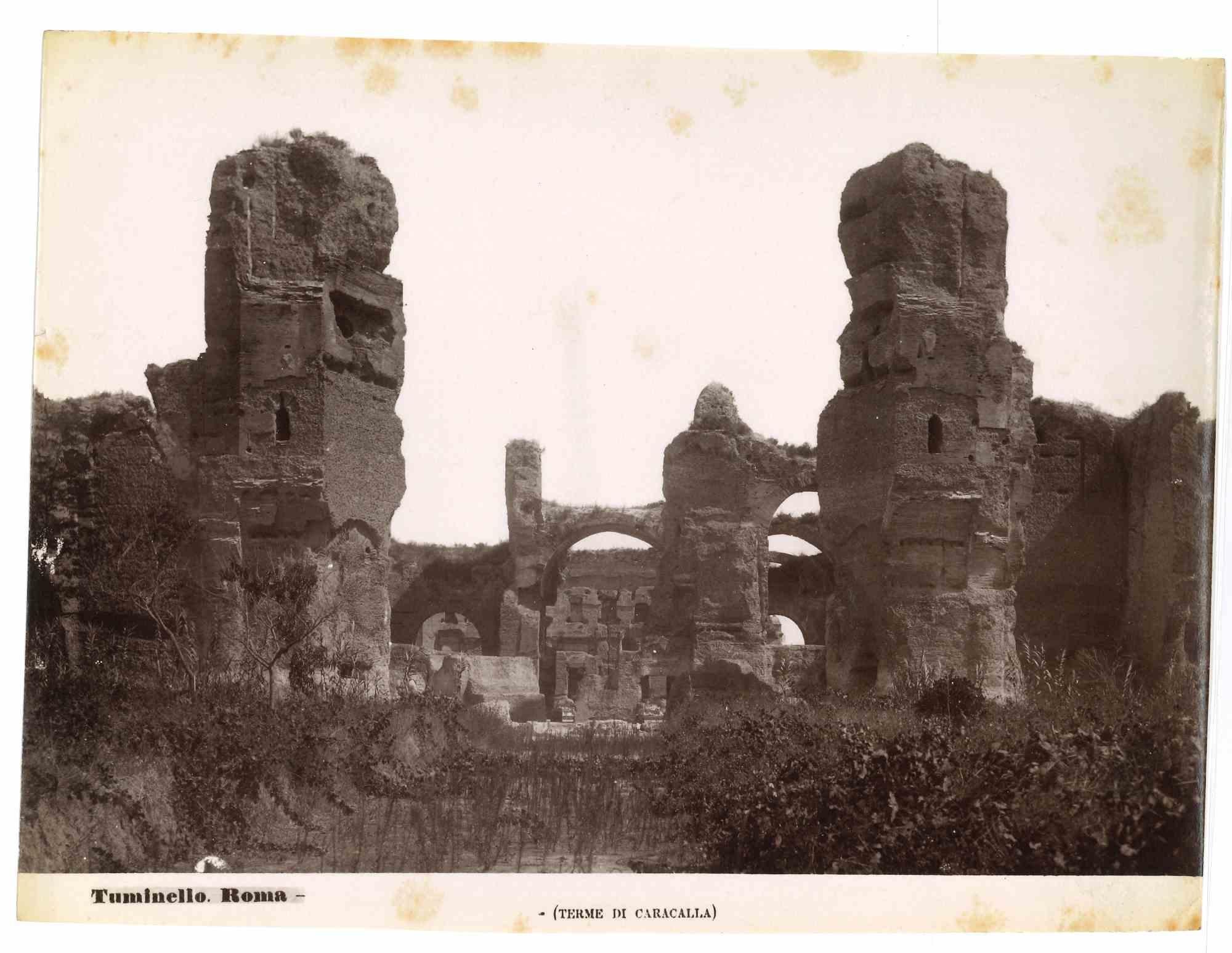 Baths of Caracalla - Vintage Photo by Ludovico Tuminello - Early 20th Century