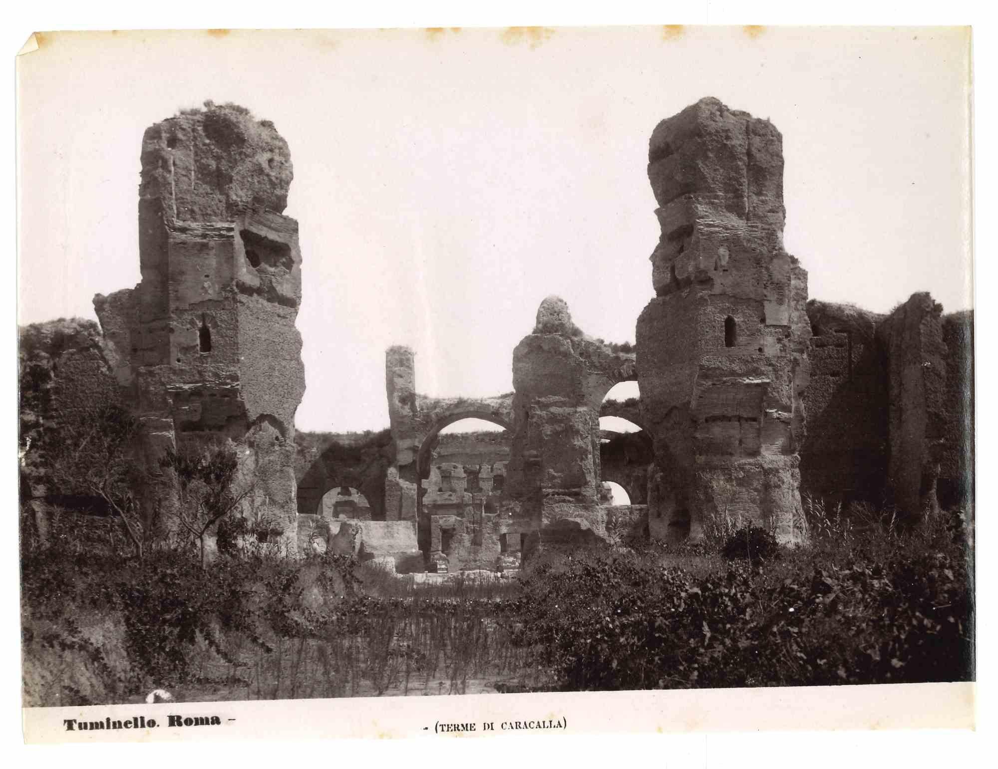 Baths of Caracalla is a vintage photograph realized by Ludovico Tuminello in the early 20th Century.

Titled on the lower.

Good conditions except for some foxing.