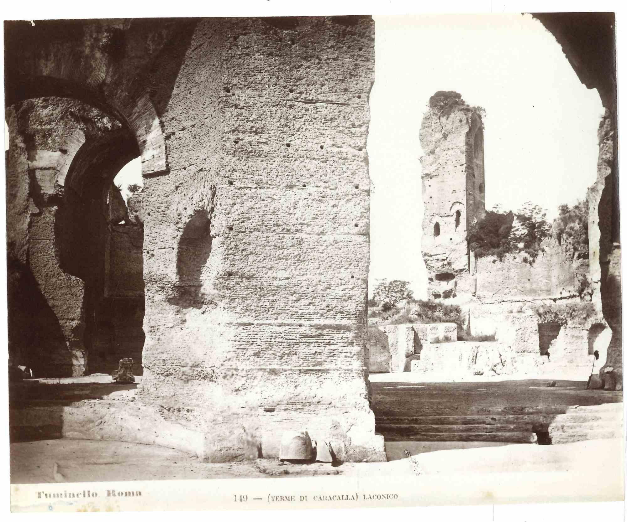 Thermes de Caracalla - Photo d'époque de Ludovico Tuminello - Début du 20e siècle