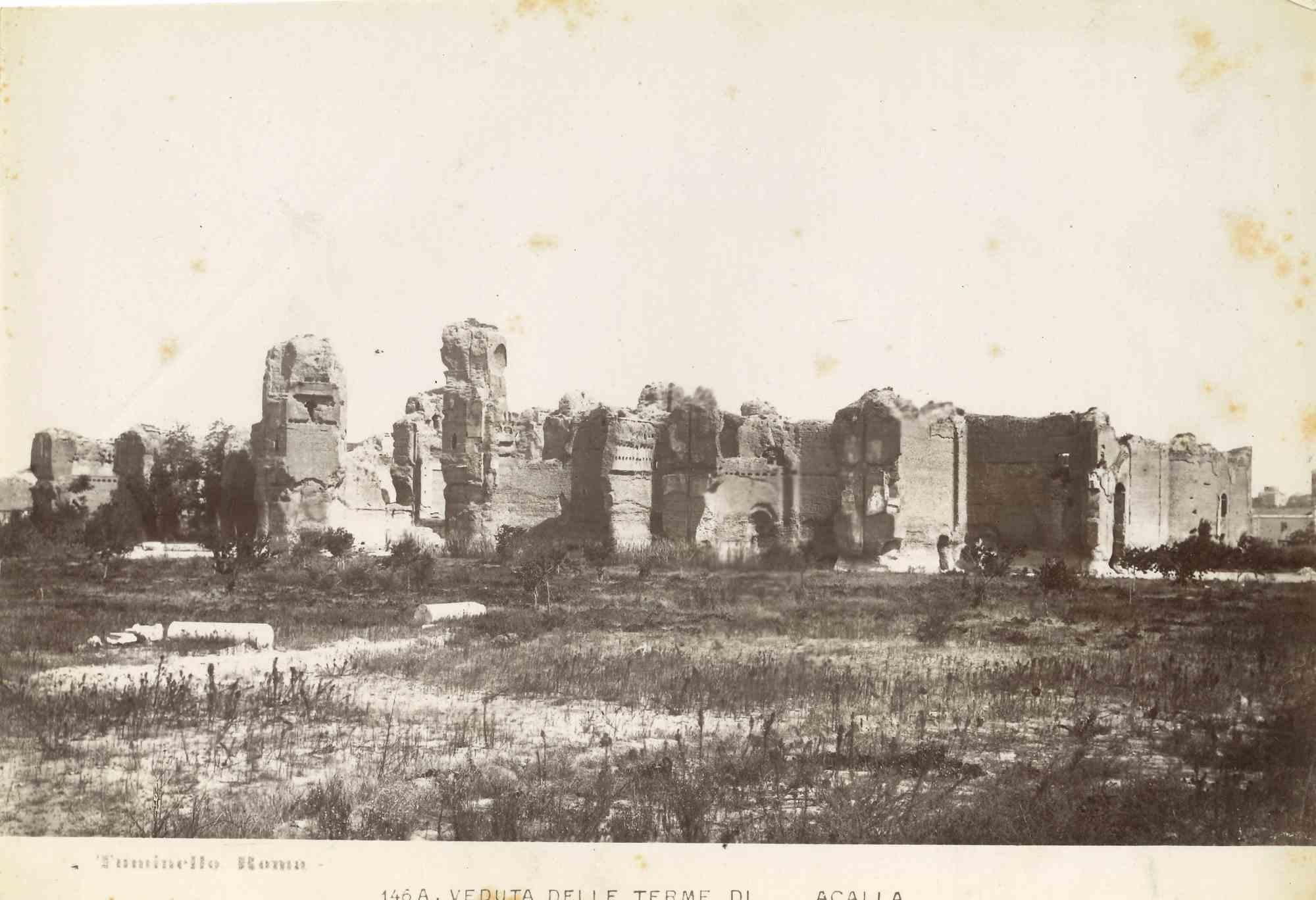 Thermes de Caracalla - Photo d'époque de Ludovico Tuminello - Début du 20e siècle