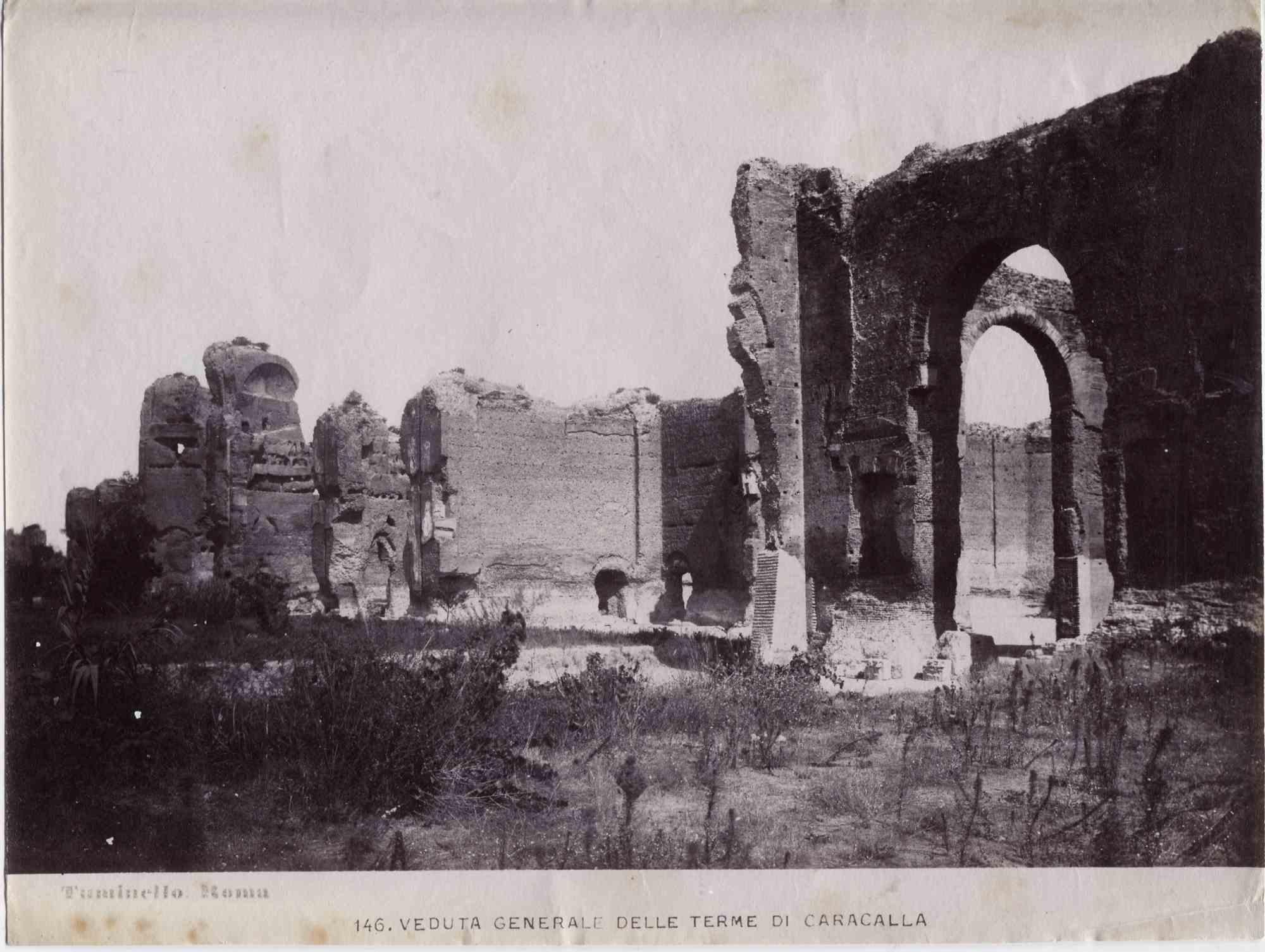 Terme di Caracalla - Foto d'epoca di Ludovico Tuminello - Inizio del XX secolo