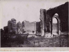 Thermes de Caracalla - Photo d'époque de Ludovico Tuminello - Début du 20e siècle