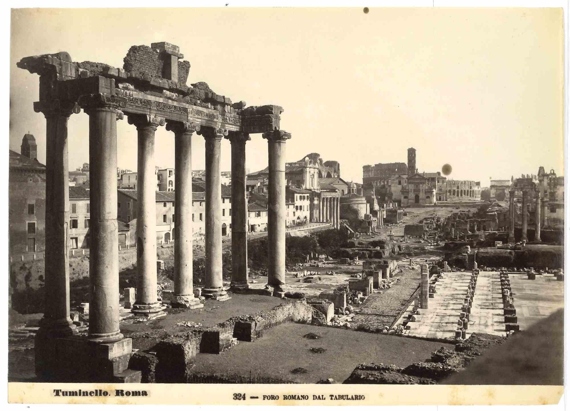 Römisches Forum – Vintage-Foto von Ludovico Tuminello – frühes 20. Jahrhundert