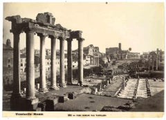Forum romain - Photo d'époque de Ludovico Tuminello - Début du 20e siècle