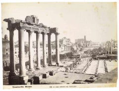 Foro Romano - Foto d'epoca di Ludovico Tuminello - Inizio XX secolo