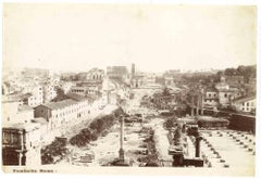 Roman Imperial Forums - Antique Photo by Ludovico Tuminello - Early 20th Century