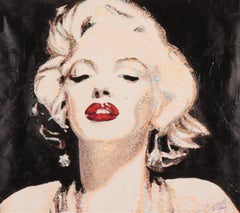 Vintage "Marilyn Monroe, " Ludvic, 20th Century Pop Art, Beautiful Celebrity Portrait