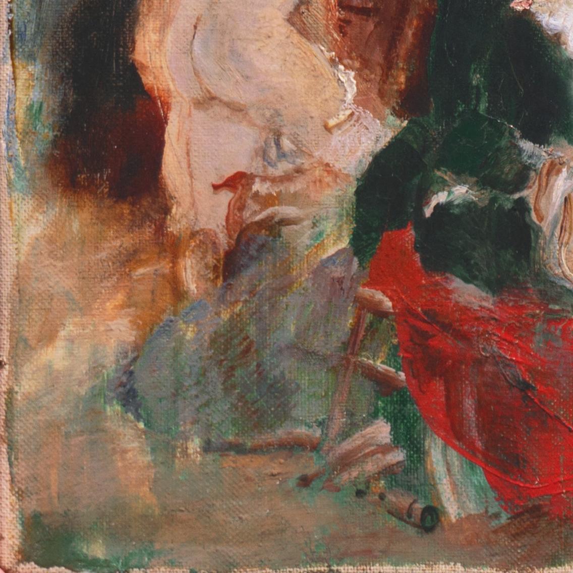 'Bacchanal', Paris Salon Modernist Oil, Royal Academy, Charlottenborg, Benezit For Sale 4