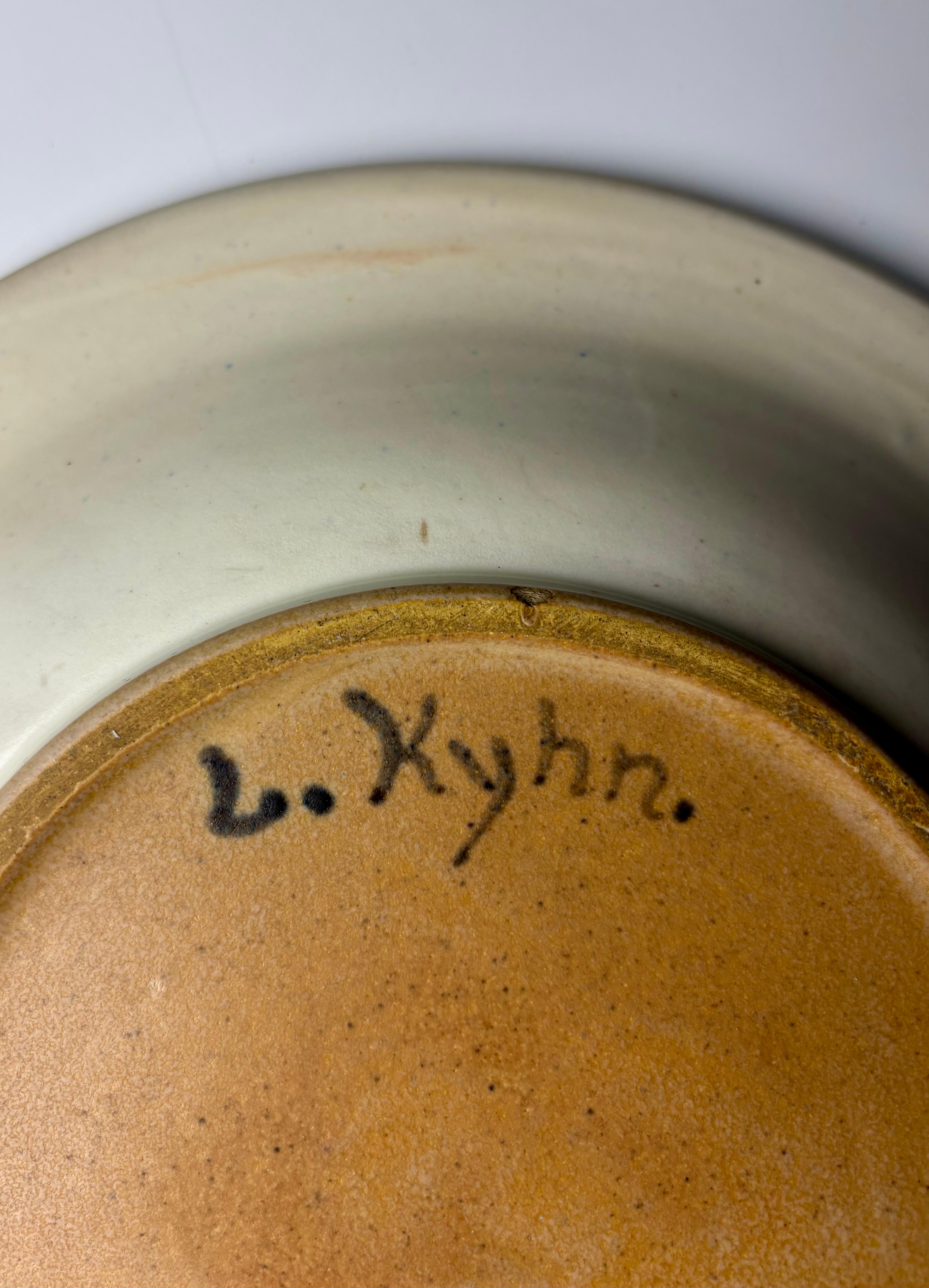 Ludvig Kyhn Blau-Weiß-Vogel-Deko-Ablageschale, 1950er Jahre im Angebot 3