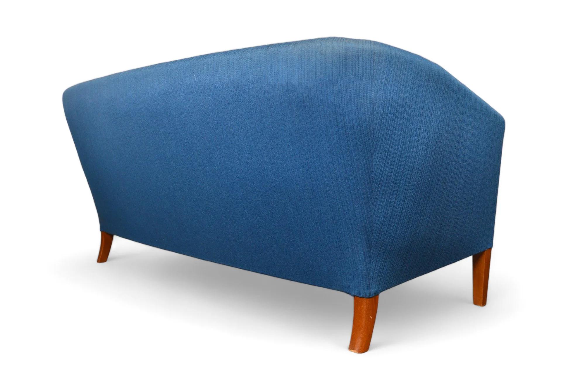 Ludvig Pontoppidan 1940s Sofa In Azure Wool For Sale 1