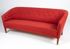 Divano a tre posti di Ludvig Pontoppidan, Danimarca, metà del secolo scorso