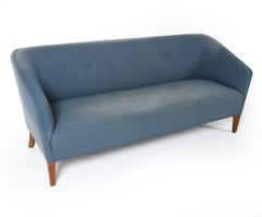 Ludvig Pontoppidan Mid-Century Danish Wool Sofa, Circa 1960s
