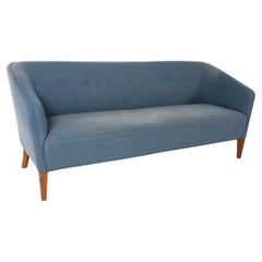 Ludvig Pontoppidan Mid-Century Danish Wool Sofa, Circa 1960s