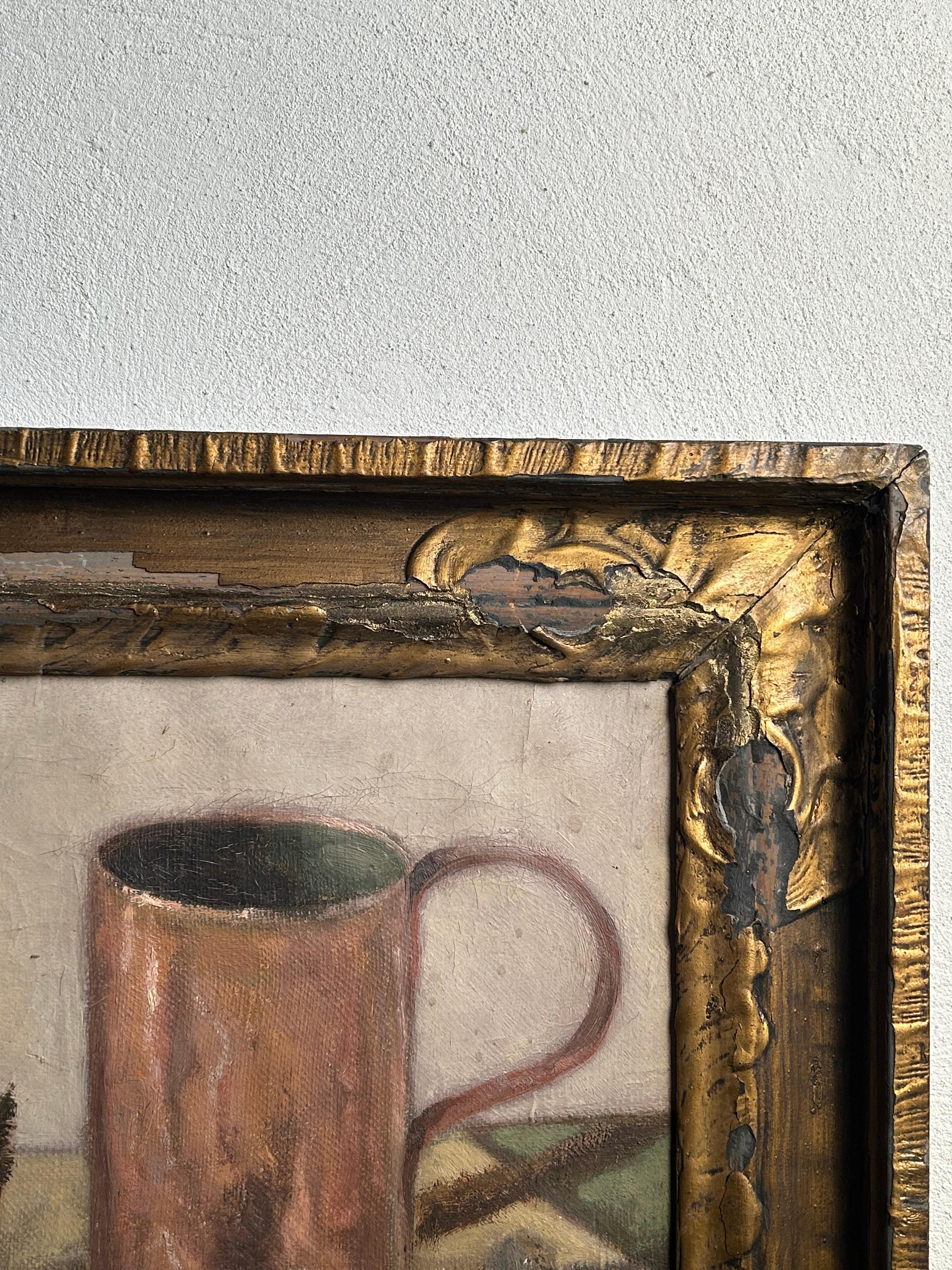 Ludvig Steensen (1882-1958) - Stillleben mit Wildvögeln und Becher, Dänemark 1928 (Dänisch) im Angebot