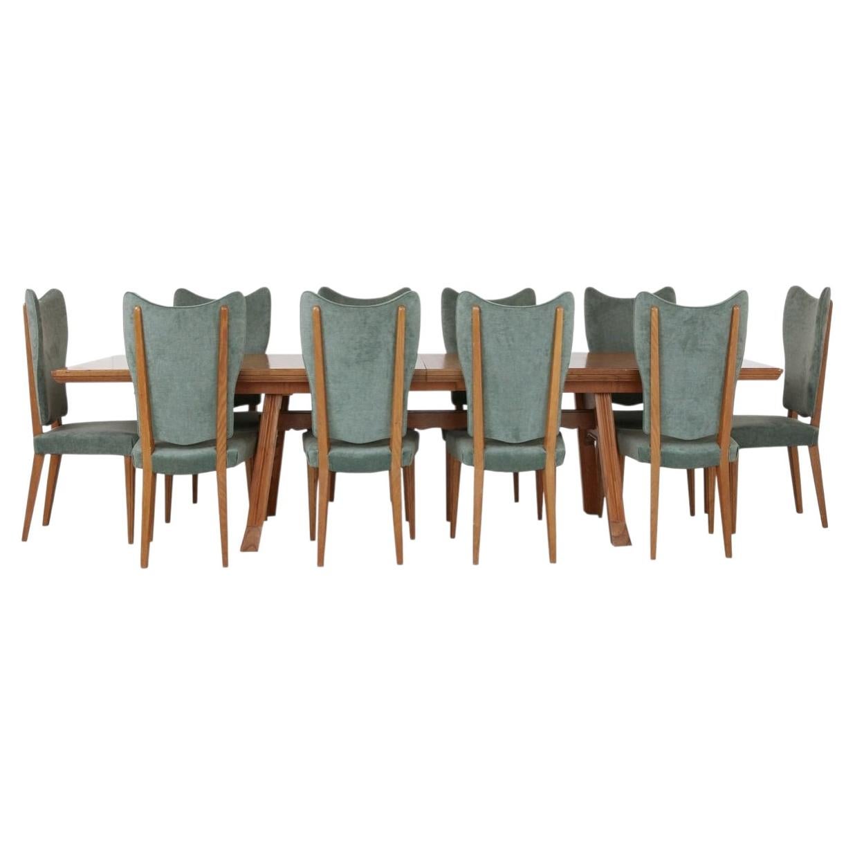 Ludvig Sturm Swedish Modern Dining Room Set, 1940s