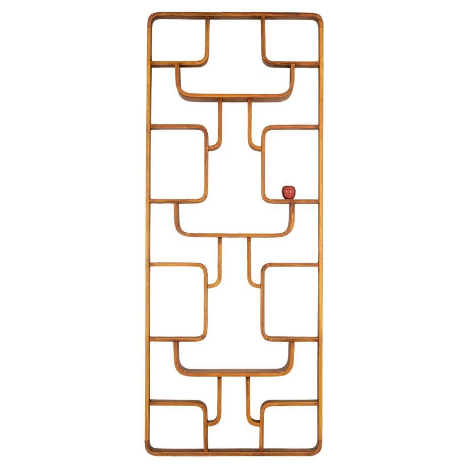 Ludvik Volak Wooden shelf or room divider. 1960s-1970s. For Sale