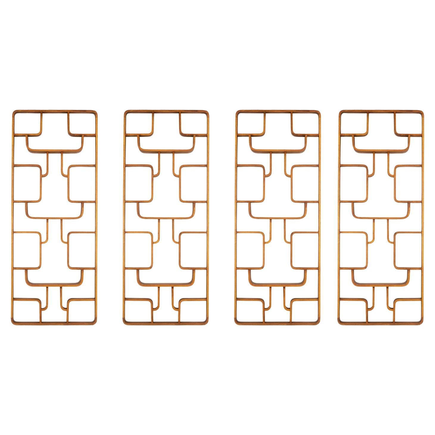 Ludvik Volak Scaffale o divisorio in legno. Anni 
60-
70. in vendita