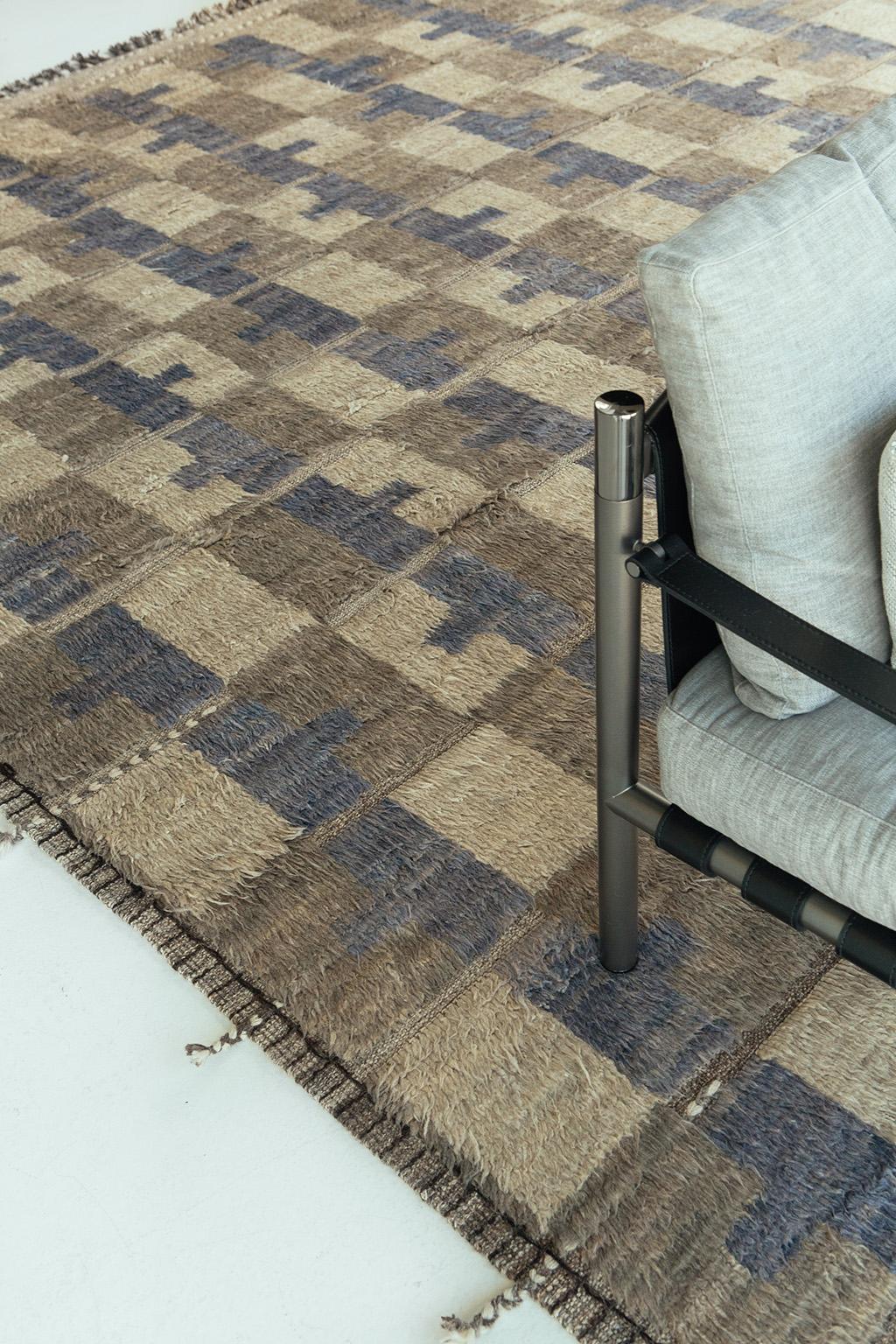 XXIe siècle et contemporain Tapis Ludvika collection Kust par Mehraban en vente