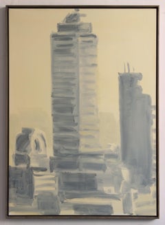 Ohne Titel (Mexiko) - zeitgenössisches Kunstwerk Stadtlandschaft minimalistisch