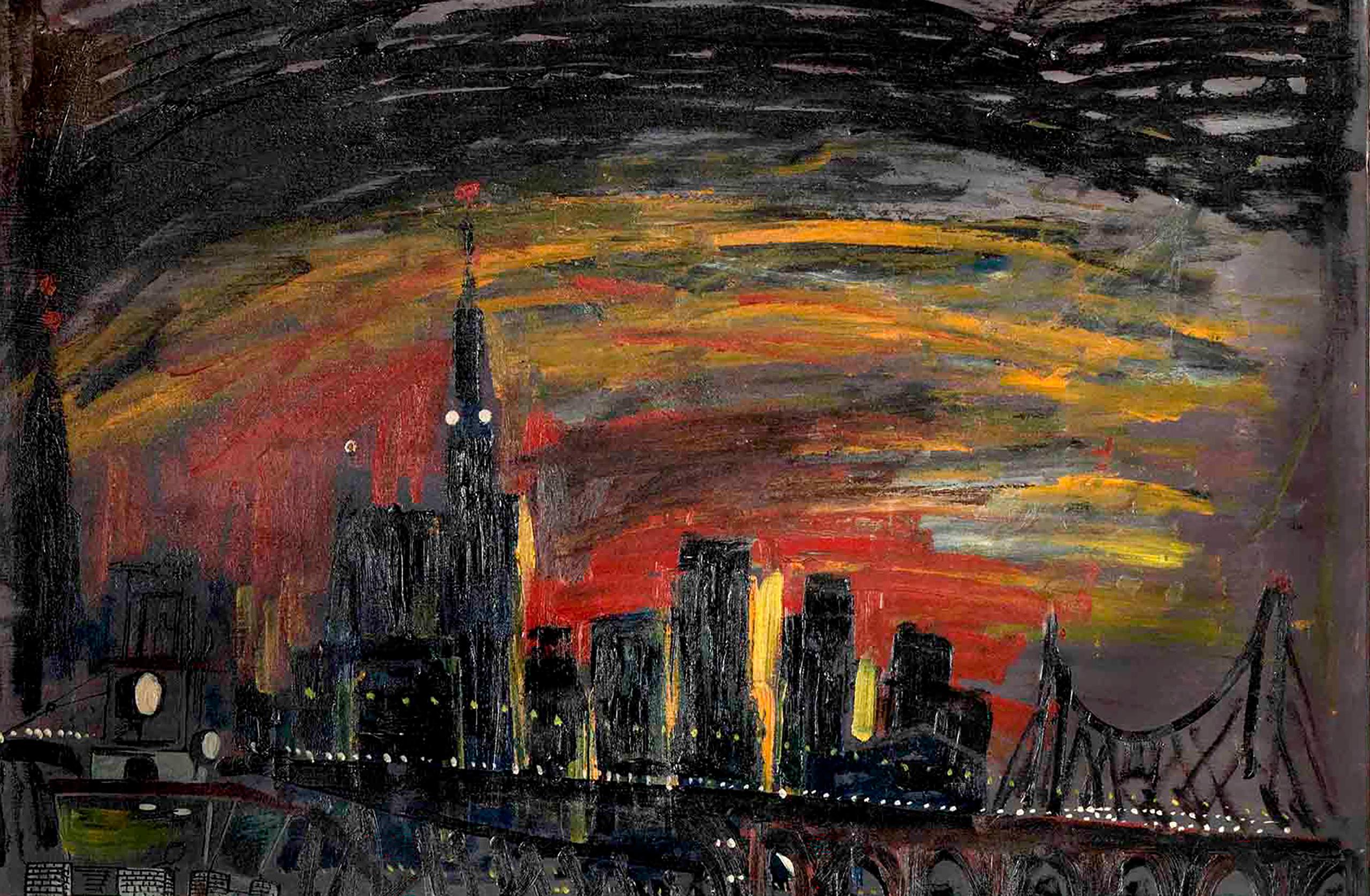 Aeropuerto de Nueva York de Ludwig Bemelmans (austro-estadounidense, 1898-1962) 1