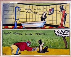 Silly Willy, der Seehund, feiert einen runden Geburtstag