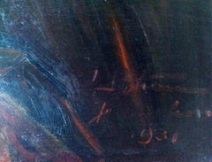 Vase with Roses on a Table - Israeli Art Flowers