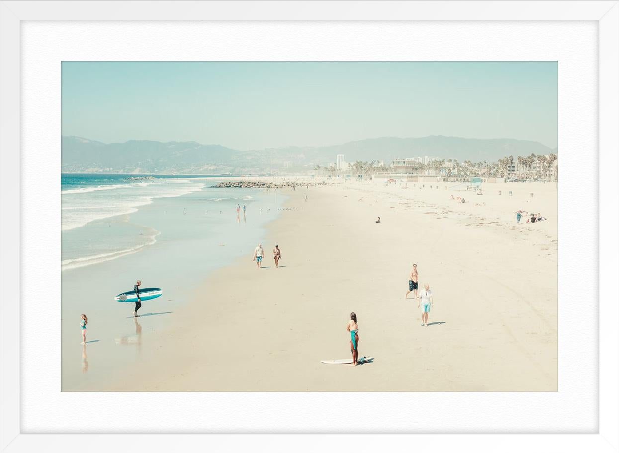California Venice Beach 2 - Gray Landscape Photograph by Ludwig Favre