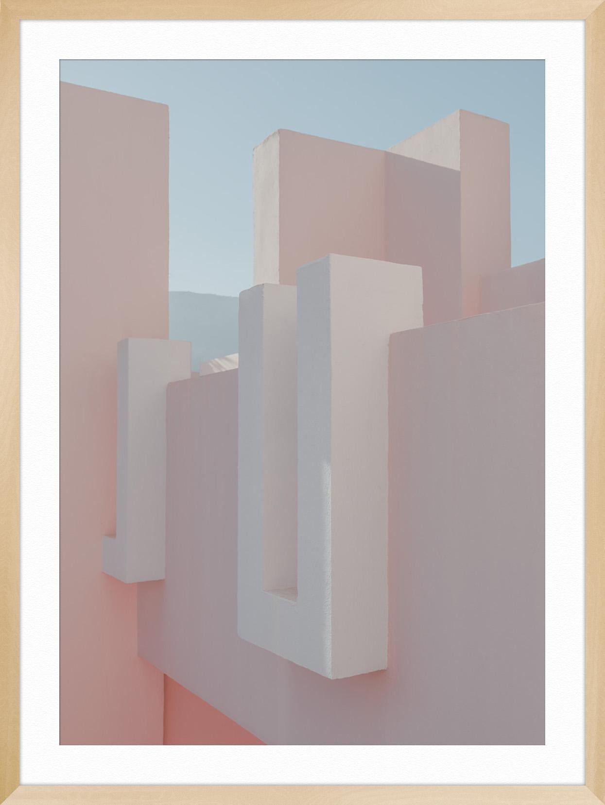 THIS PIECE IS AVAILABLE FRAMED.  Please reach out to the gallery for additional information. 

ABOUT THIS PIECE: French photographer Ludwig Favre recently visited La Muralla Roja in Calpe, Spain. His pictures of architecture carry the same romantic