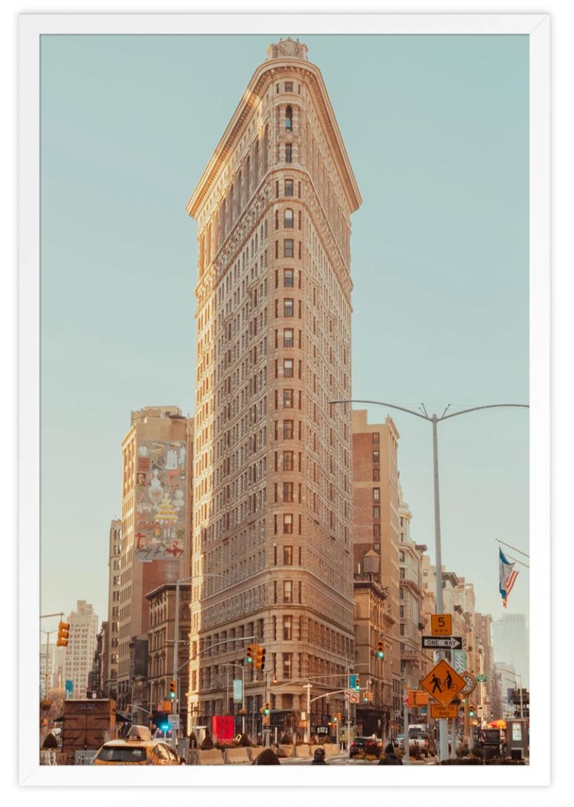 Flatiron - Gray Color Photograph by Ludwig Favre