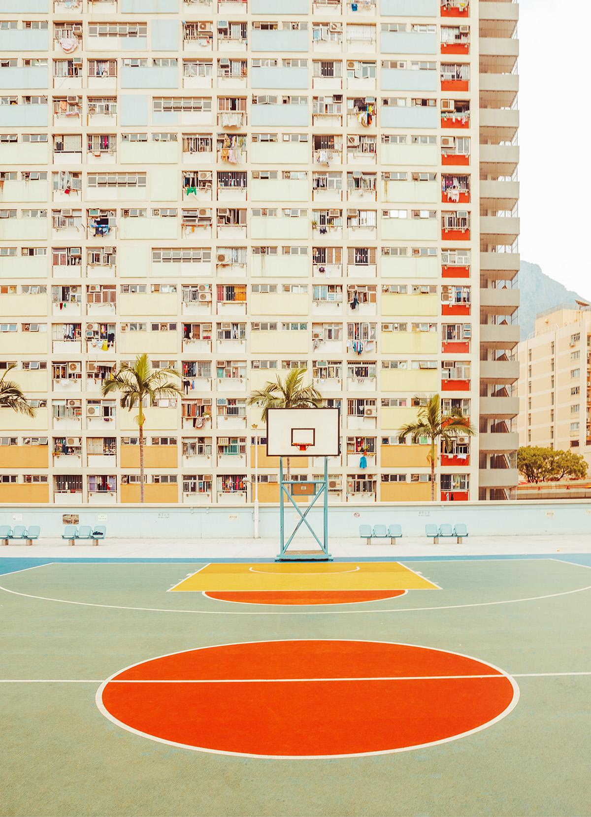 Ludwig Favre Landscape Photograph - Hong Kong Half Court