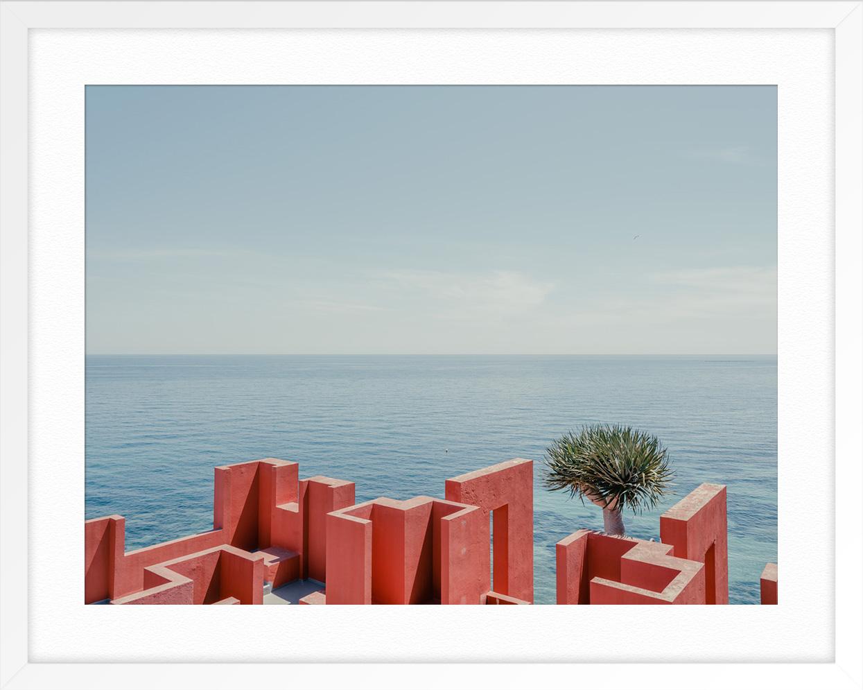 ABOUT THIS PIECE: French photographer Ludwig Favre recently visited La Muralla Roja in Calpe, Spain. His pictures of architecture carry the same romantic feel of a Parisian shooting exotic landscapes. Favre is know for his soft Palette, interesting