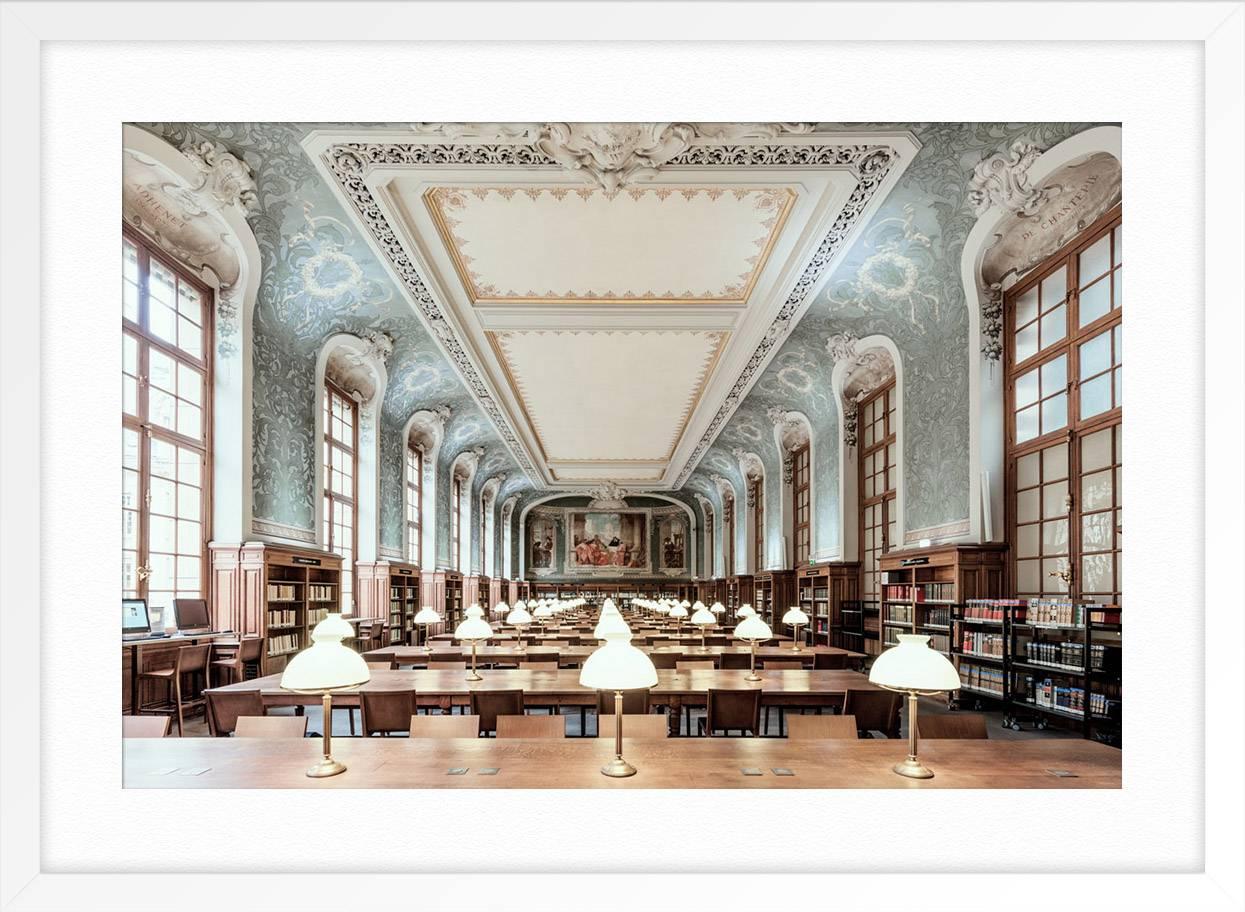La Sorbonne Librairie - Gray Color Photograph by Ludwig Favre