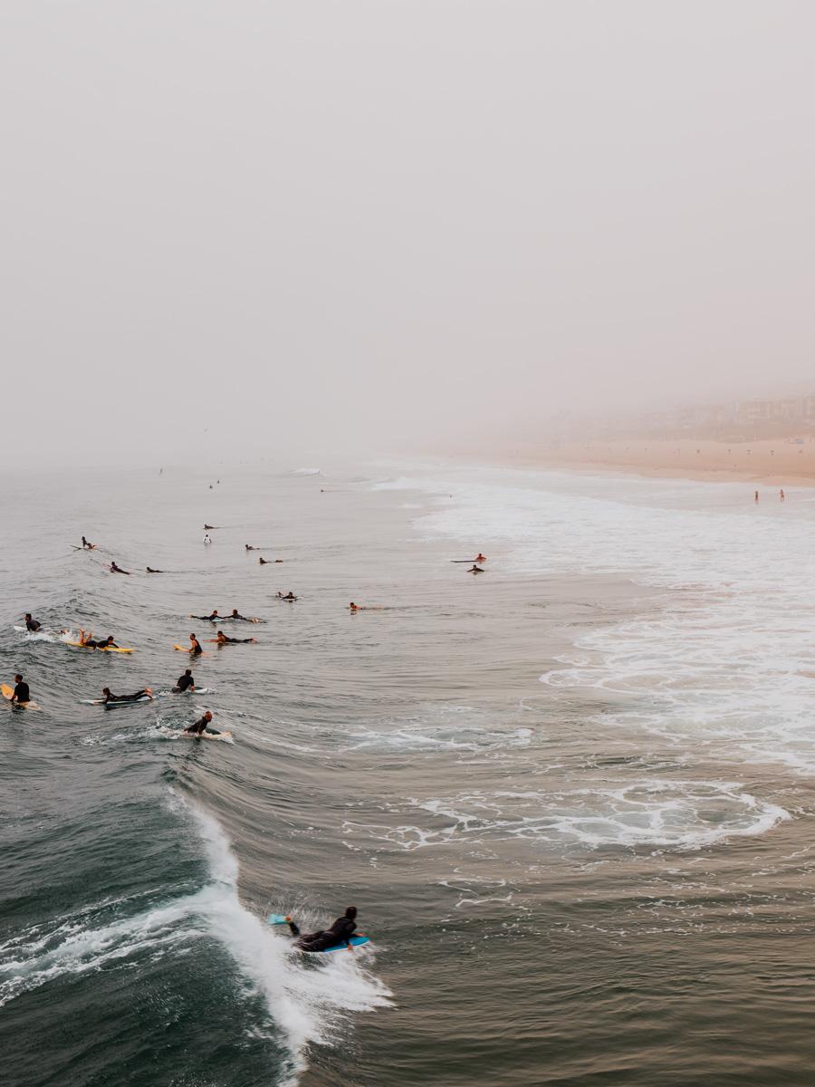 Ludwig Favre Color Photograph - Long Beach Surf