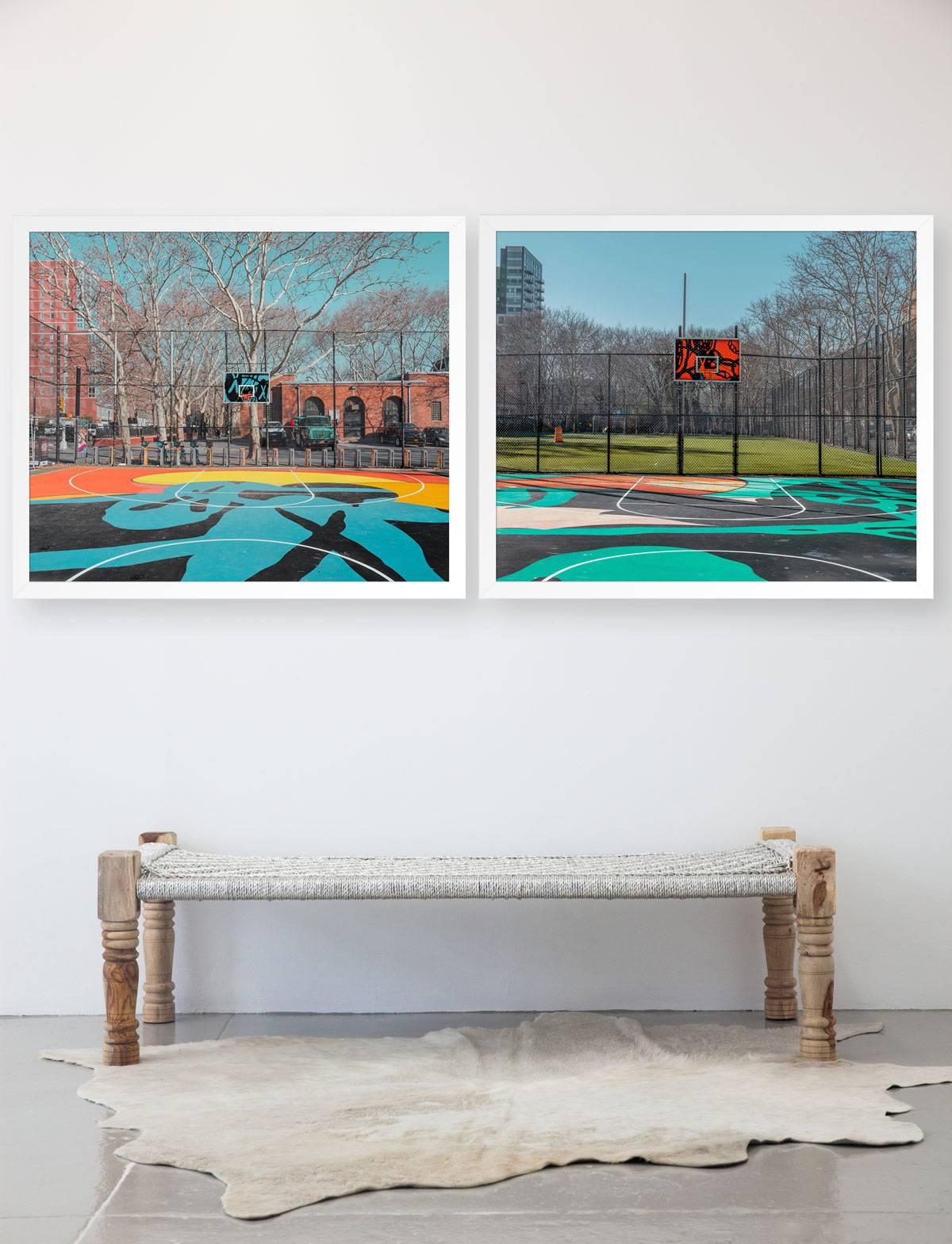 New York Basketball Court - Photograph by Ludwig Favre