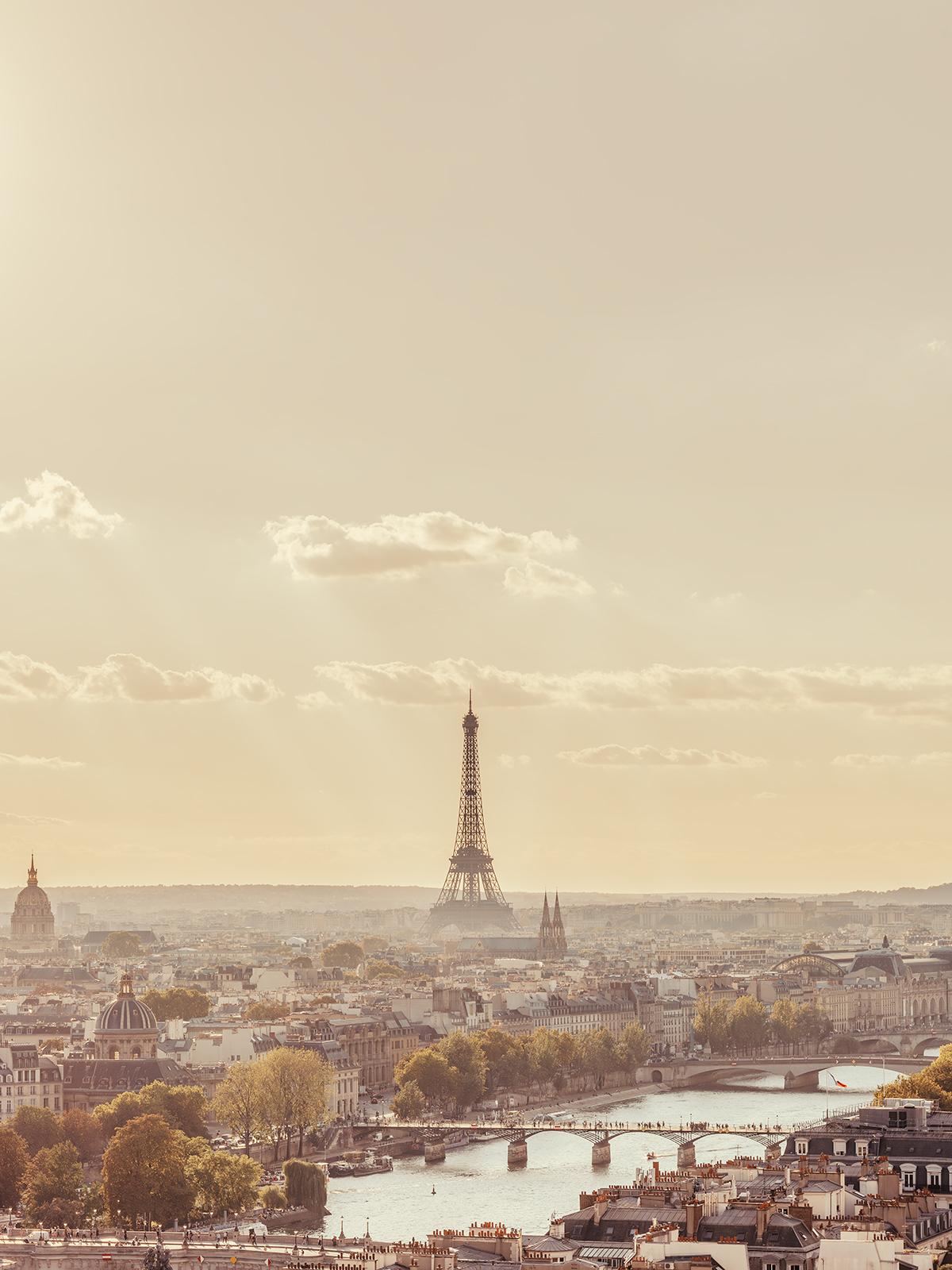 Ludwig Favre Landscape Photograph - Paris Skyline