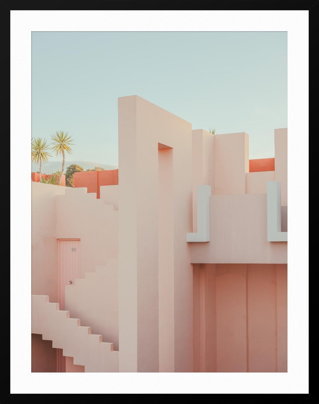 ABOUT THIS PIECE: French photographer Ludwig Favre recently visited La Muralla Roja in Calpe, Spain. His pictures of architecture carry the same romantic feel of a Parisian shooting exotic landscapes. Favre is know for his soft Palette, interesting