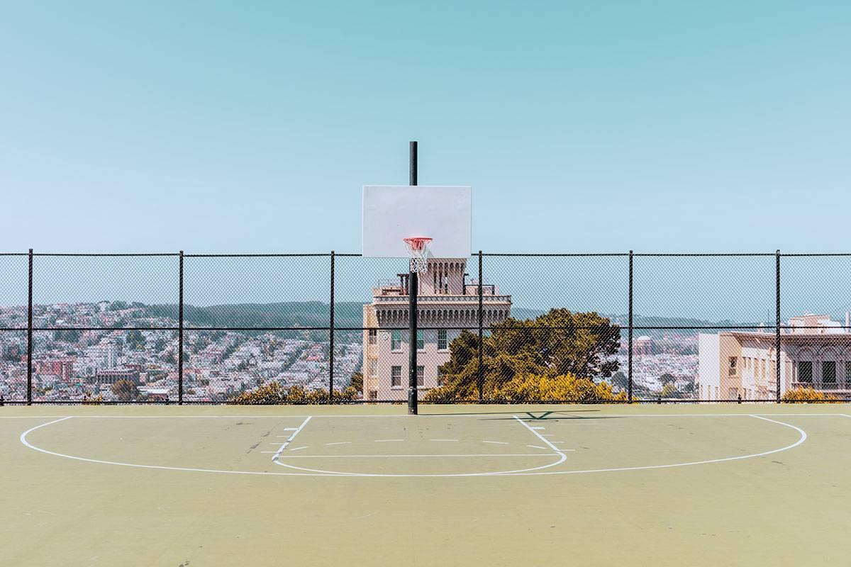 Ludwig Favre Landscape Photograph - SFO Basketball