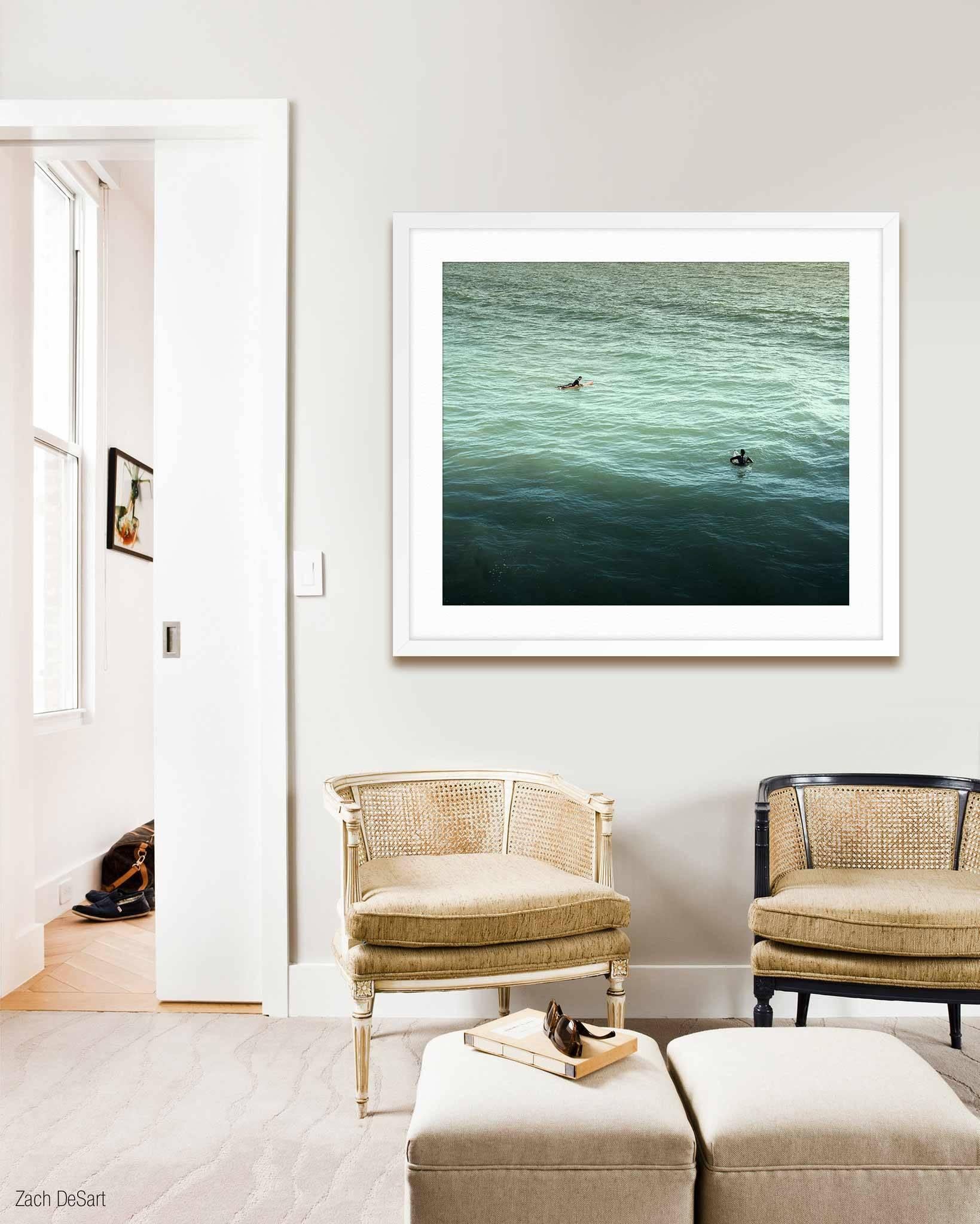 Surf - Landscape Photograph Grigio di Ludwig Favre
