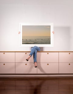 Surferischer Sonnenaufgang