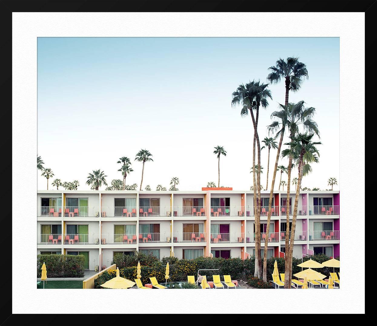 ABOUT THIS PIECE: Ludwig Favre photographed California's most iconic mid-century architecture. The Saguaro Hotel in Palm Springs is a perfect example of California's mid-century movement. Ludwig captures the architecture with the same interesting