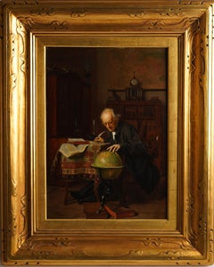 Der Kartograph in seiner Studie