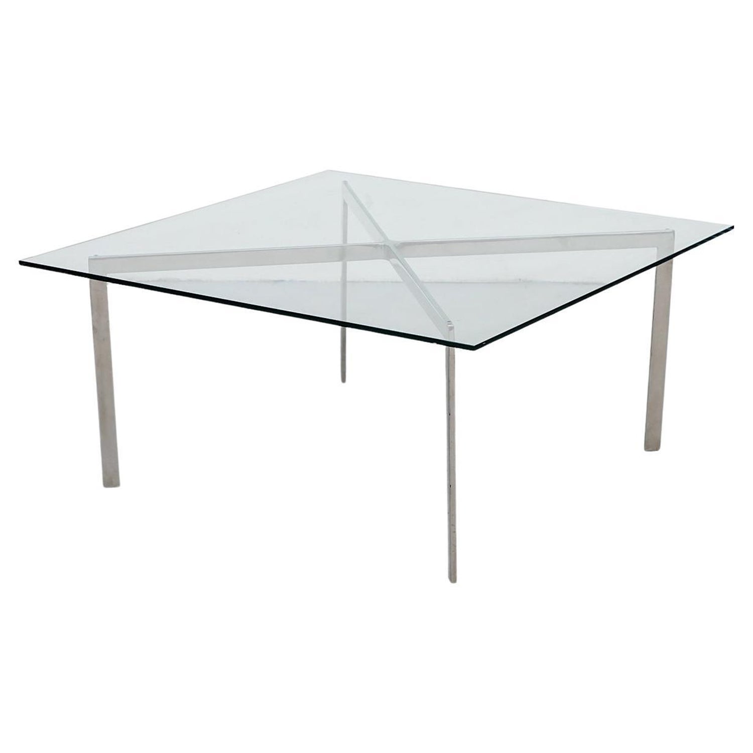 Rare Pre Knoll Production Barcelona Coffee Table by Mies van der Rohe, 1955  For Sale at 1stDibs | mies van der rohe barcelona table, mies coffee table,  knoll barcelona table